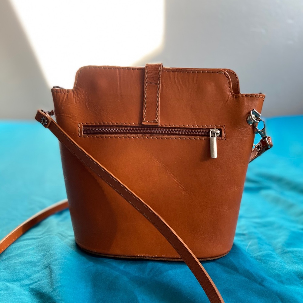 Genuine Italian leather cross body purse